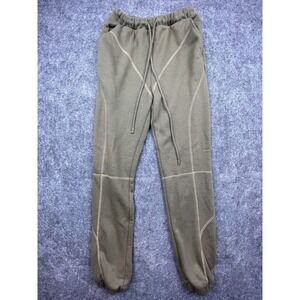 Blanc Clothing Joggers Mens Small Khaki Atheisure Pants Sweats Workout Lounge